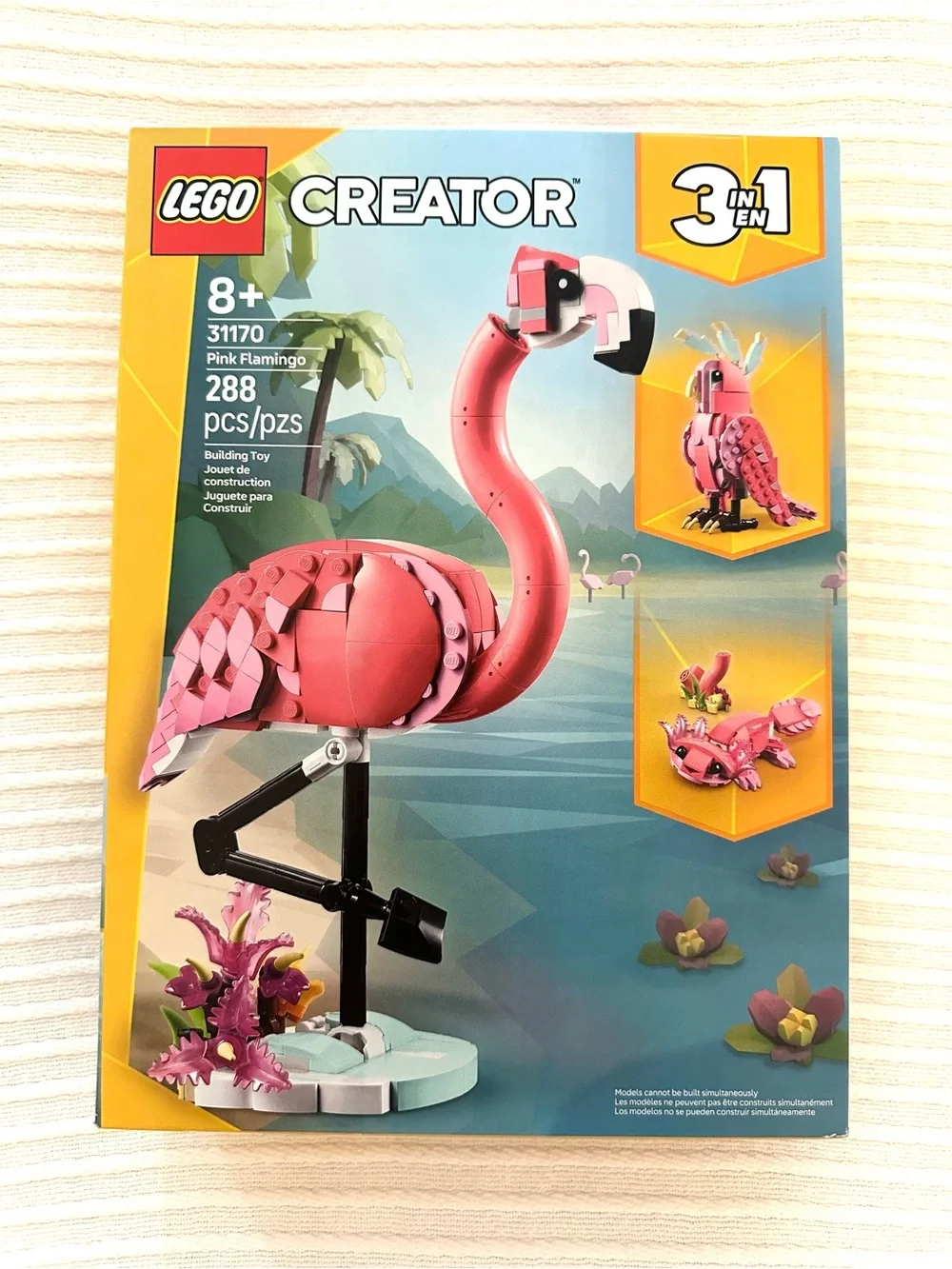 Lego Pink Flamingo 3 in 1 Creator Building Set